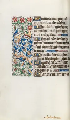 Book of Hours (Use of Rouen): fol. 62v, c. 1470. Creator: Master of the Geneva Latini (French, active Rouen, 1460-80)