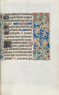 Book of Hours (Use of Rouen): fol. 63r, c. 1470. Creator: Master of the Geneva Latini (French, active Rouen, 1460-80)