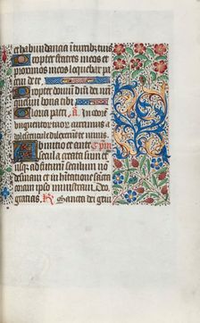 Book of Hours (Use of Rouen): fol. 63r, c. 1470. Creator: Master of the Geneva Latini (French, active Rouen, 1460-80)