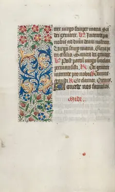 Book of Hours (Use of Rouen): fol. 63v, c. 1470. Creator: Master of the Geneva Latini (French, active Rouen, 1460-80)