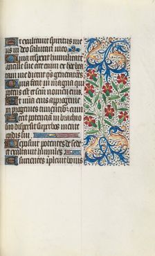 Book of Hours (Use of Rouen): fol. 74r, c. 1470. Creator: Master of the Geneva Latini (French, active Rouen, 1460-80)