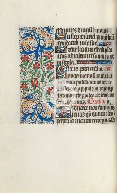 Book of Hours (Use of Rouen): fol. 74v, c. 1470. Creator: Master of the Geneva Latini (French, active Rouen, 1460-80).