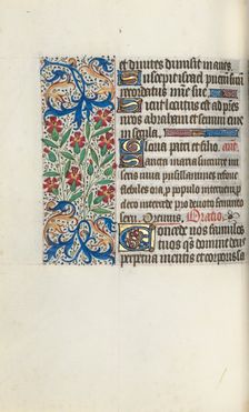 Book of Hours (Use of Rouen): fol. 74v, c. 1470. Creator: Master of the Geneva Latini (French, active Rouen, 1460-80)