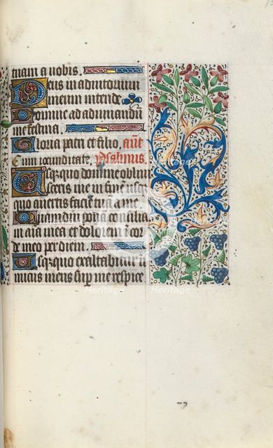 Book of Hours (Use of Rouen): fol. 75r, c. 1470. Creator: Master of the Geneva Latini (French, active Rouen, 1460-80).