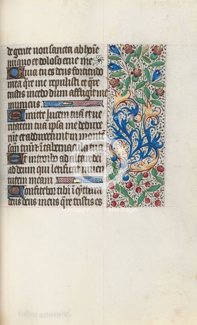 Book of Hours (Use of Rouen): fol. 76r, c. 1470. Creator: Master of the Geneva Latini (French, active Rouen, 1460-80).