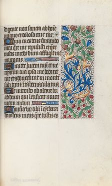 Book of Hours (Use of Rouen): fol. 76r, c. 1470. Creator: Master of the Geneva Latini (French, active Rouen, 1460-80)