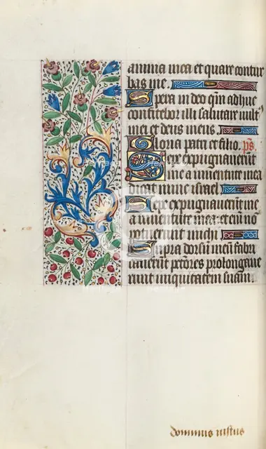 Book of Hours (Use of Rouen): fol. 76v, c. 1470. Creator: Master of the Geneva Latini (French, active Rouen, 1460-80).