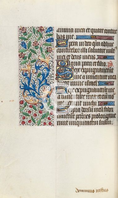 Book of Hours (Use of Rouen): fol. 76v, c. 1470. Creator: Master of the Geneva Latini (French, active Rouen, 1460-80).