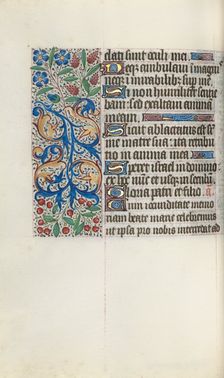 Book of Hours (Use of Rouen): fol. 77v, c. 1470. Creator: Master of the Geneva Latini (French, active Rouen, 1460-80)