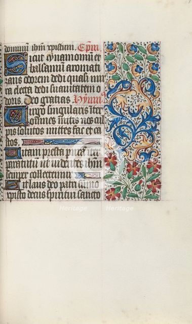 Book of Hours (Use of Rouen): fol. 78r, c. 1470. Creator: Master of the Geneva Latini (French, active Rouen, 1460-80).