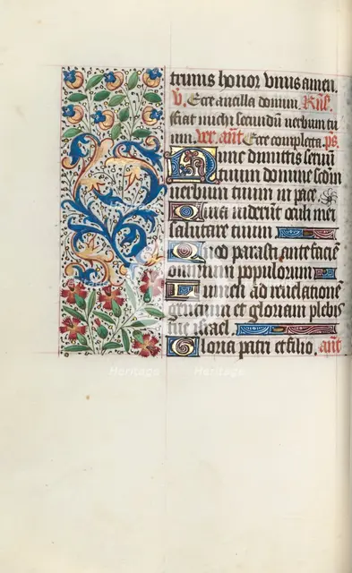 Book of Hours (Use of Rouen): fol. 78v, c. 1470. Creator: Master of the Geneva Latini (French, active Rouen, 1460-80).