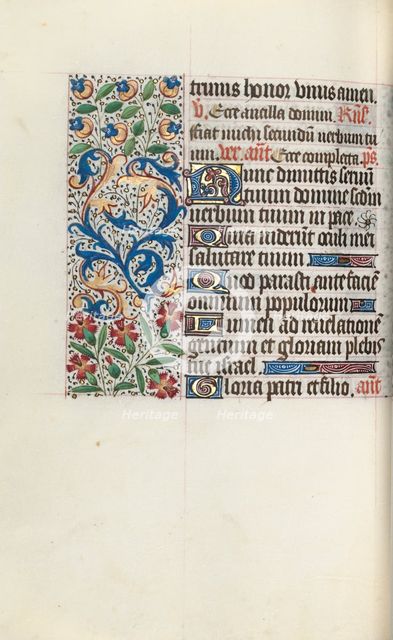 Book of Hours (Use of Rouen): fol. 78v, c. 1470. Creator: Master of the Geneva Latini (French, active Rouen, 1460-80).