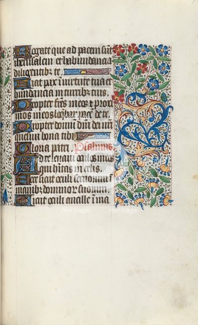 Book of Hours (Use of Rouen): fol. 70r, c. 1470. Creator: Master of the Geneva Latini (French, active Rouen, 1460-80).