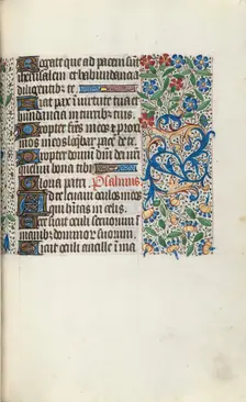 Book of Hours (Use of Rouen): fol. 70r, c. 1470. Creator: Master of the Geneva Latini (French, active Rouen, 1460-80)