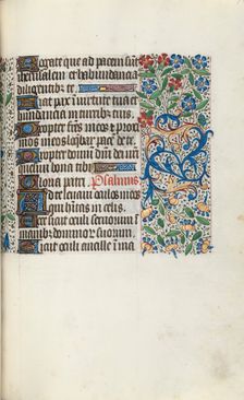 Book of Hours (Use of Rouen): fol. 70r, c. 1470. Creator: Master of the Geneva Latini (French, active Rouen, 1460-80)