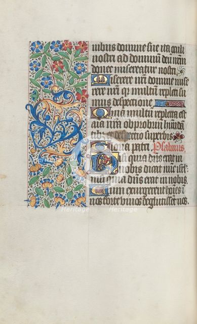 Book of Hours (Use of Rouen): fol. 70v, c. 1470. Creator: Master of the Geneva Latini (French, active Rouen, 1460-80).