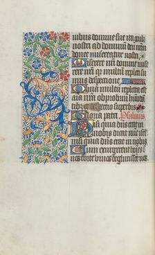 Book of Hours (Use of Rouen): fol. 70v, c. 1470. Creator: Master of the Geneva Latini (French, active Rouen, 1460-80)