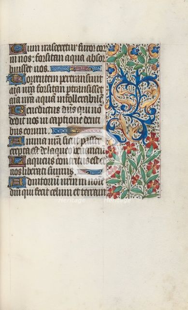 Book of Hours (Use of Rouen): fol. 71r, c. 1470. Creator: Master of the Geneva Latini (French, active Rouen, 1460-80).