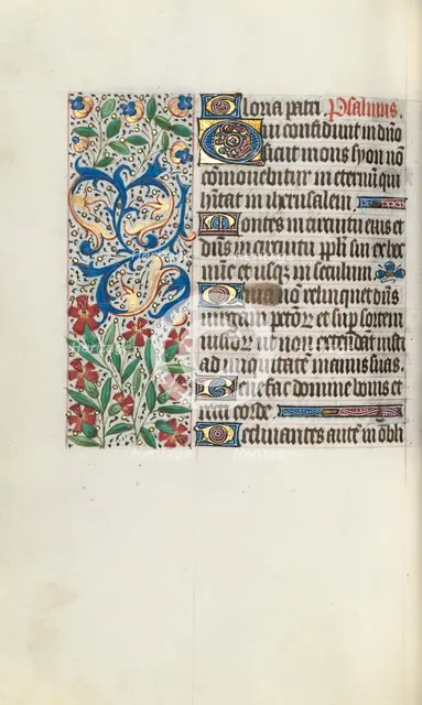 Book of Hours (Use of Rouen): fol. 71v, c. 1470. Creator: Master of the Geneva Latini (French, active Rouen, 1460-80).