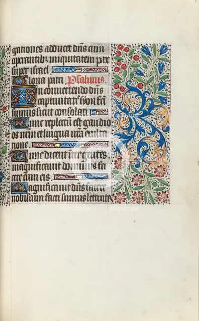 Book of Hours (Use of Rouen): fol. 72r, c. 1470. Creator: Master of the Geneva Latini (French, active Rouen, 1460-80).