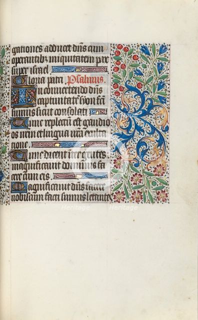 Book of Hours (Use of Rouen): fol. 72r, c. 1470. Creator: Master of the Geneva Latini (French, active Rouen, 1460-80).