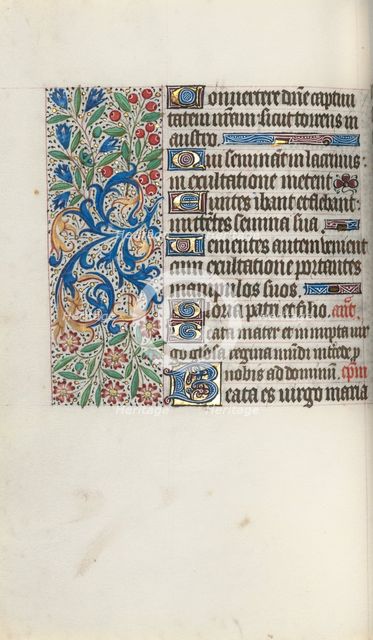 Book of Hours (Use of Rouen): fol. 72v, c. 1470. Creator: Master of the Geneva Latini (French, active Rouen, 1460-80).