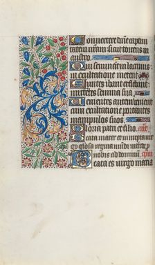 Book of Hours (Use of Rouen): fol. 72v, c. 1470. Creator: Master of the Geneva Latini (French, active Rouen, 1460-80)