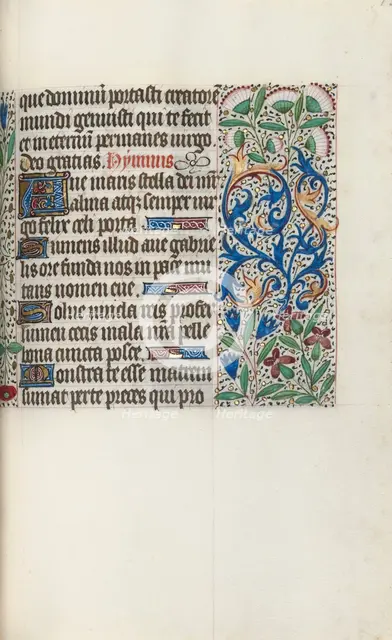 Book of Hours (Use of Rouen): fol. 73r, c. 1470. Creator: Master of the Geneva Latini (French, active Rouen, 1460-80).