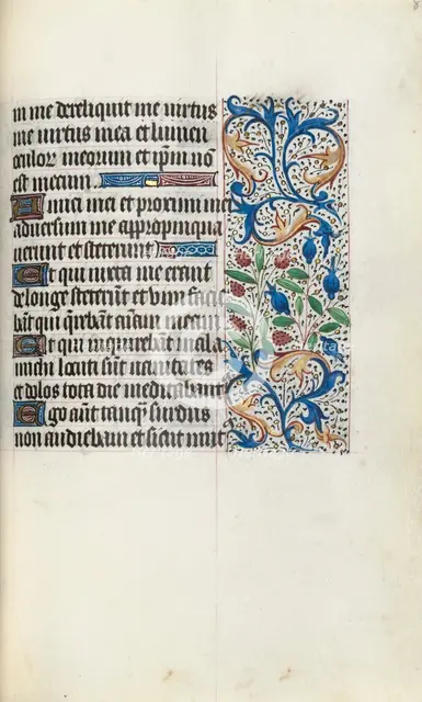 Book of Hours (Use of Rouen): fol. 84r, c. 1470. Creator: Master of the Geneva Latini (French, active Rouen, 1460-80).
