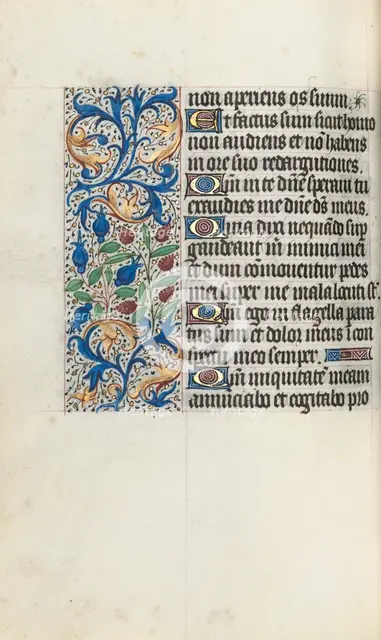Book of Hours (Use of Rouen): fol. 84v, c. 1470. Creator: Master of the Geneva Latini (French, active Rouen, 1460-80).