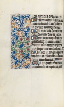 Book of Hours (Use of Rouen): fol. 84v, c. 1470. Creator: Master of the Geneva Latini (French, active Rouen, 1460-80)