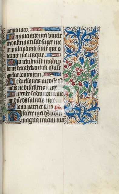 Book of Hours (Use of Rouen): fol. 85r, c. 1470. Creator: Master of the Geneva Latini (French, active Rouen, 1460-80).