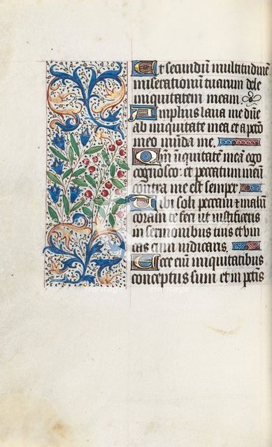 Book of Hours (Use of Rouen): fol. 85v, c. 1470. Creator: Master of the Geneva Latini (French, active Rouen, 1460-80).