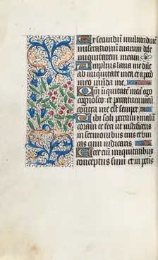 Book of Hours (Use of Rouen): fol. 85v, c. 1470. Creator: Master of the Geneva Latini (French, active Rouen, 1460-80)
