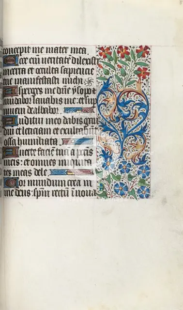 Book of Hours (Use of Rouen): fol. 86r, c. 1470. Creator: Master of the Geneva Latini (French, active Rouen, 1460-80).