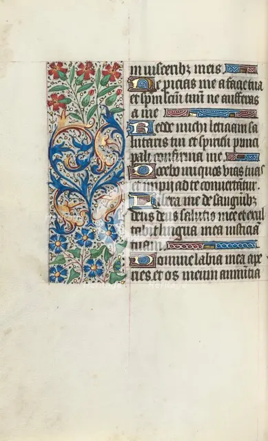 Book of Hours (Use of Rouen): fol. 86v, c. 1470. Creator: Master of the Geneva Latini (French, active Rouen, 1460-80).