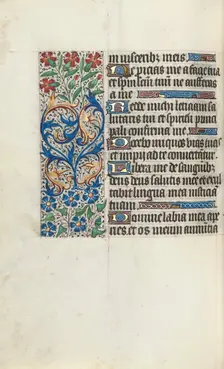 Book of Hours (Use of Rouen): fol. 86v, c. 1470. Creator: Master of the Geneva Latini (French, active Rouen, 1460-80)