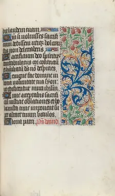 Book of Hours (Use of Rouen): fol. 87r, c. 1470. Creator: Master of the Geneva Latini (French, active Rouen, 1460-80)