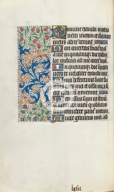 Book of Hours (Use of Rouen): fol. 87v, c. 1470. Creator: Master of the Geneva Latini (French, active Rouen, 1460-80).