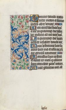 Book of Hours (Use of Rouen): fol. 87v, c. 1470. Creator: Master of the Geneva Latini (French, active Rouen, 1460-80)