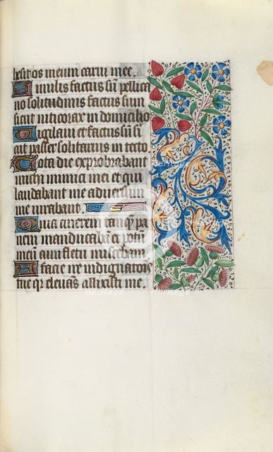 Book of Hours (Use of Rouen): fol. 88r, c. 1470. Creator: Master of the Geneva Latini (French, active Rouen, 1460-80).