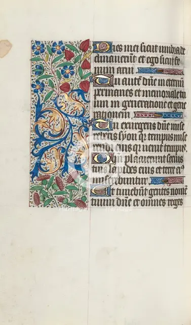 Book of Hours (Use of Rouen): fol. 88v, c. 1470. Creator: Master of the Geneva Latini (French, active Rouen, 1460-80).