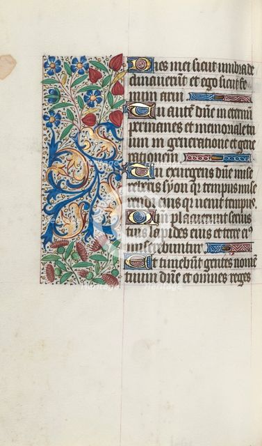 Book of Hours (Use of Rouen): fol. 88v, c. 1470. Creator: Master of the Geneva Latini (French, active Rouen, 1460-80).