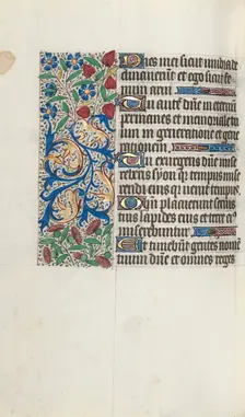 Book of Hours (Use of Rouen): fol. 88v, c. 1470. Creator: Master of the Geneva Latini (French, active Rouen, 1460-80)