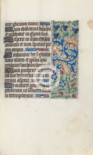 Book of Hours (Use of Rouen): fol. 89r, c. 1470. Creator: Master of the Geneva Latini (French, active Rouen, 1460-80).