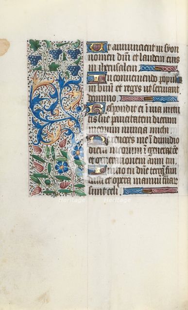 Book of Hours (Use of Rouen): fol. 89v, c. 1470. Creator: Master of the Geneva Latini (French, active Rouen, 1460-80).