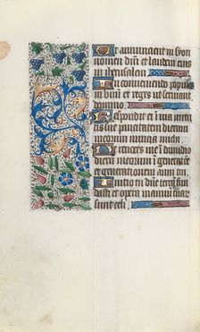 Book of Hours (Use of Rouen): fol. 89v, c. 1470. Creator: Master of the Geneva Latini (French, active Rouen, 1460-80)