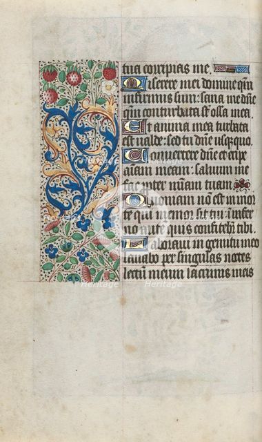 Book of Hours (Use of Rouen): fol. 80v, c. 1470. Creator: Master of the Geneva Latini (French, active Rouen, 1460-80).