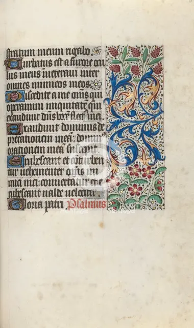 Book of Hours (Use of Rouen): fol. 81r, c. 1470. Creator: Master of the Geneva Latini (French, active Rouen, 1460-80).