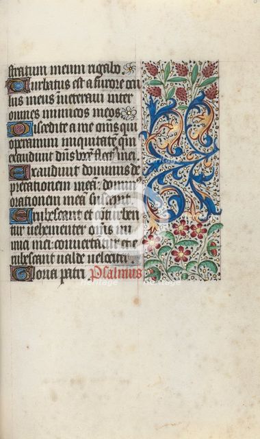 Book of Hours (Use of Rouen): fol. 81r, c. 1470. Creator: Master of the Geneva Latini (French, active Rouen, 1460-80).